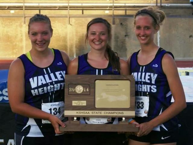 Valley Heights Girls Track Team