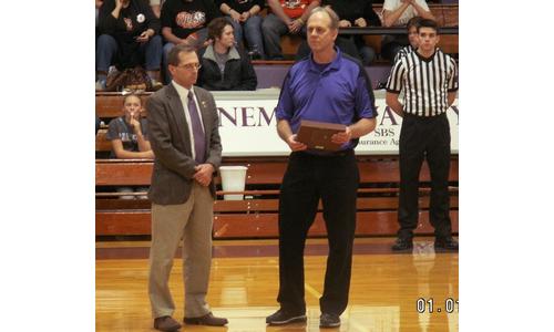 Coach Jon Thomas Honored for 300 Wins