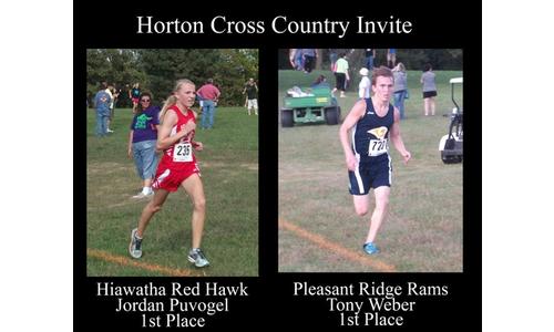 Hiawatha's Puvogel & Pleasant Ridge's Weber Win Horton CC Invite with Many Other Top Performers