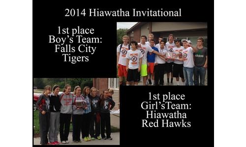 Hiawatha Girl's and Falls City Boys's Claim Hiawatha Cross Country Team Titles