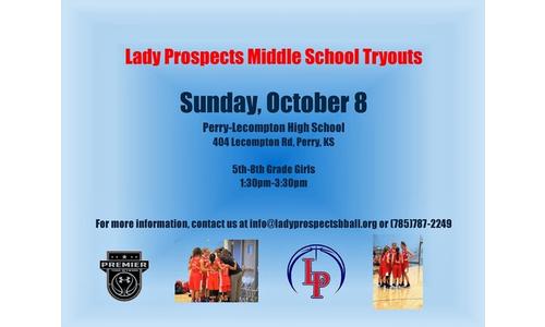 Lady Prospects Middle School Tryouts