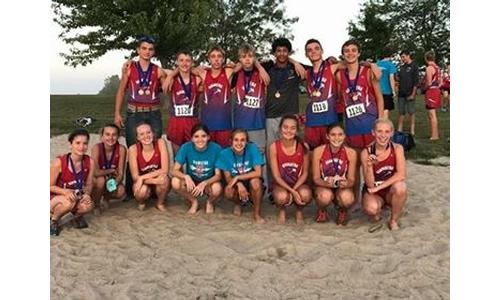 Hiawatha Girls & Boys Cross Country Teams Take Titles at Holton Invite