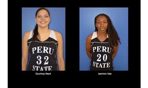 Peru State Women't Basketball Players Honored