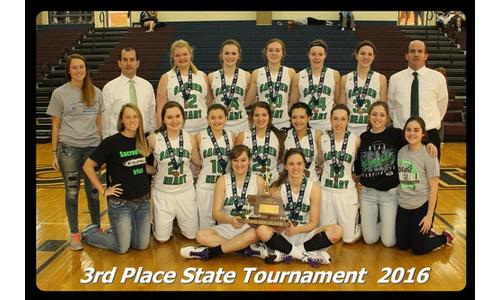 Falls City Sacred Heart Girls Place 3rd at State