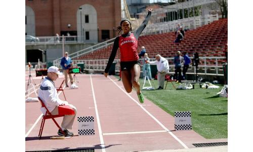 Tierra Williams Of Auburn Big 10 Field Athlete of Week