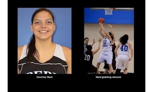 Courtney Ward Named Bobcat Athlete of the Month