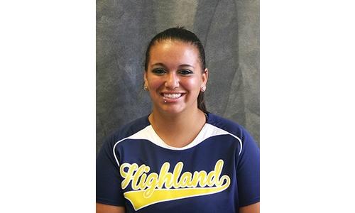 Highland’s Dillion Named Player of the Week