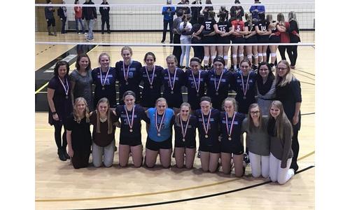 Thunder Volleyball Finishes Fourth at 3A State