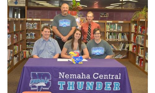 Former Nemaha Central Track & Field Star, Shaylyn Stallbaumer Signs Letter of Intent With KU