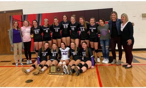 Valley Heights Volleyball Claims Class 2A Sub-State Championship