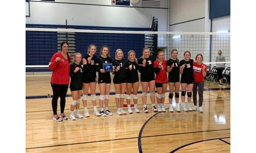 Hiawatha Volleyball Wins Tournament at Sabetha