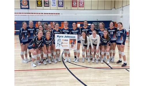 Doniphan West Gets Pair of Two Set Sweeps on Senior Night