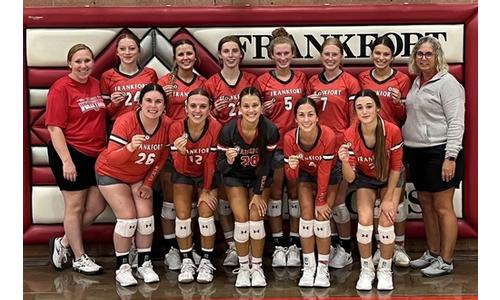 Frankfort volleyball finishes second place at home tournament