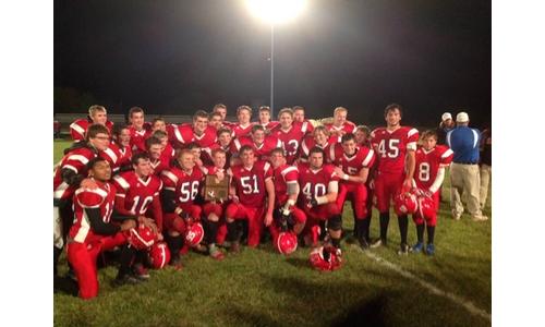 Redhawks Fly Past Bluejays for District Football Title