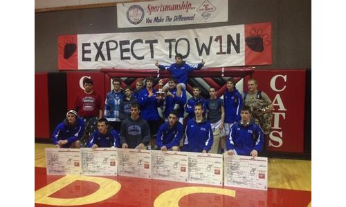 Holton Wildcats Win Burlington Wrestling Tournament; Oskaloosa/McLouth Takes 10th