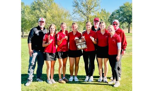 Jefferson West Girls Golf Qualify for State Tournament with Second Place Finish at Regional's