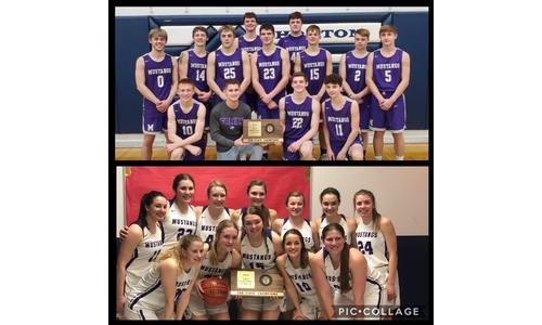 Valley Heights Girls and Boys Manhattan Bound Claiming Class 2A Sub-State Championships