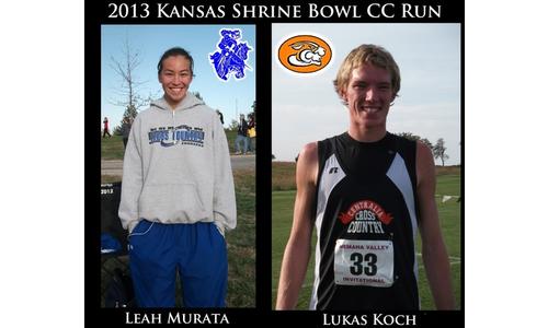 Centralia's Koch & Horton's Murata to Run in 2013 Kansas Shrine Bowl Cross Country All-Star Run
