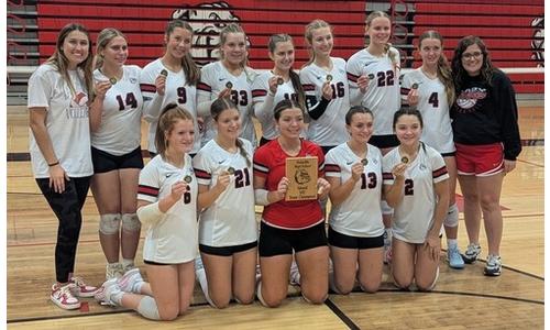 Rossville Volleyball Wins Home Tournament