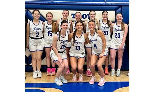 Troy Girls Finish Undefeated in NEKL Play to Capture Title