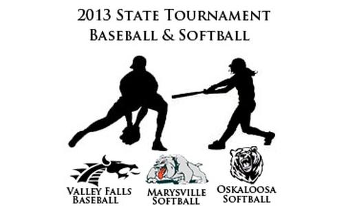 Valley Falls Baseball & Oskaloosa and Marysville Softball Earn Spots in State Tourney