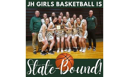 Jackson Heights Girls Punch Ticket to 2A State