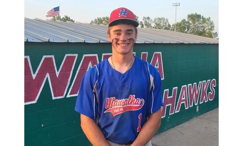 Rockey's Complete Game Guides Hiawatha Post 66 to Run-Rule Win