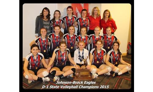 Johnson-Brock Wins State Volleyball Title